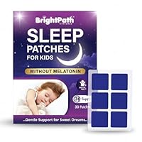 Sleep Patches for Kids – Natural Bedtime Support | 30 Patches (30-Day Supply) | Gentle Sleep Aid for Kids | Melatonin-Free, Herbal & Magnesium Formula