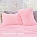 Sasttie 3-Piece Fluffy Duvet Cover Queen, Ultra Soft Faux Fur and Velvet Pink Comforter Cover, Luxury Fuzzy Bedding Sets for Winter Bed, Includes 1 Duvet Cover and 2 Pillowcases, No Comforter