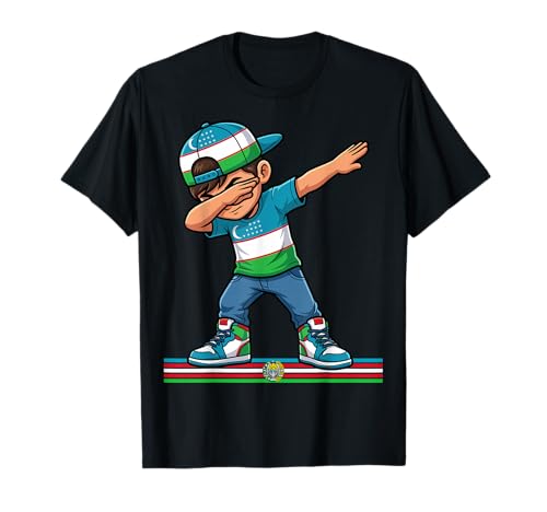 Uzbekistan Flag, Uzbekistani Boy, Uzbekistan Kid T-Shirt