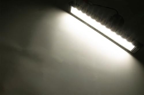 Miniatura 8 de Lámpara LED para porche exterior de 22.4 pulgadas para caravana y barco, haz de inundación de ángulo descendente de 40, blanco natural de 4000 K,