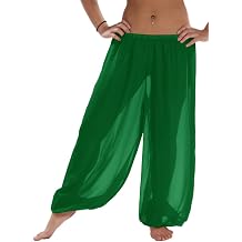 Indian Trendy 39" Chiffon Harem Yoga Pants Trousers Aladdin Pantalons Jenie Hippie