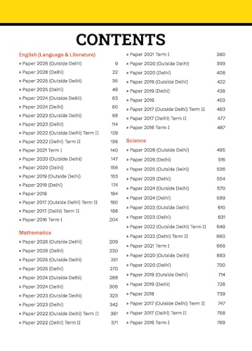 Gurukul Oswal CBSE 10 Years Solved Papers Class 10 Exam 2027 - Image 3