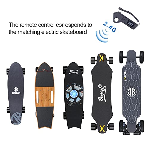 Jking Electric Skateboard Hand-Held Wireless Remote Controller With 2.4G Rf Technology With Led Display, For Battery Power Speed Indicator,4 Speed Adjustable #TOP1