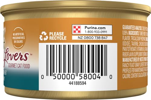 Image of Fancy Feast Purina Gravy Lovers Turkey Feast Cat Food, 3 Ounce (Pack of 4)