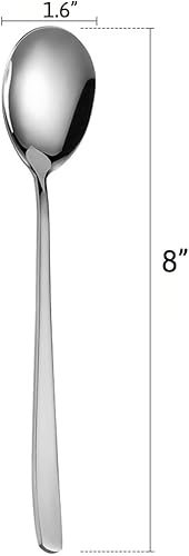 Miniatura 6 de Juego de cucharas y palillos, 4 pares de palillos de metal, juego de 4 cucharas coreanas reutilizables para el hogar, cocina o restaurante