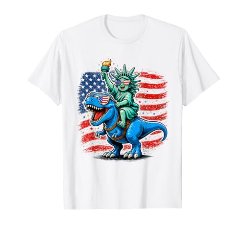 Dino Statue of Liberty 4th of July Funny Men Women Kids T�V���c
