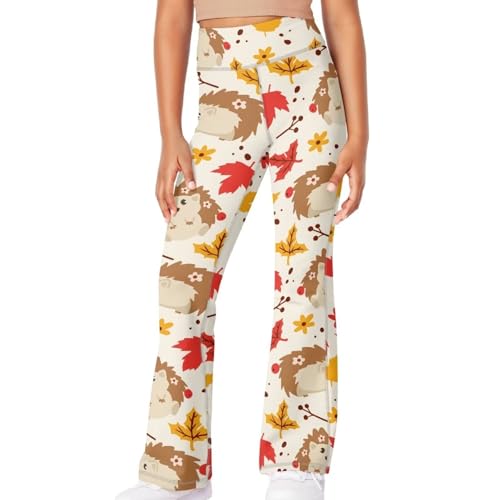 Hawapod Flare Leggings for Girls High Stretchy Soft Yoga Bootcut Pants Tummy Control Butt Lift Flare Pants3