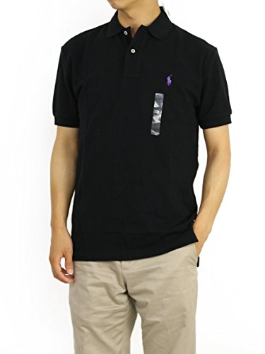 (ポロ ラルフローレン) メンズ クラシックフィット 半袖 ポロシャツ ワンポイント ポニー刺繍 0105325 XSサイズ BLACK [並行輸入品]のサムネイル