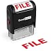 File - ExcelMark Self-Inking Rubber Office Stamp - Red Ink