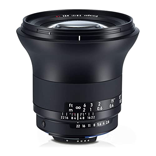 Image of Zeiss Milvus ZF.2 2.8 /21 Super Wide-Angle Camera Lens for Nikon F-Mount SLR /DSLR Cameras,Black