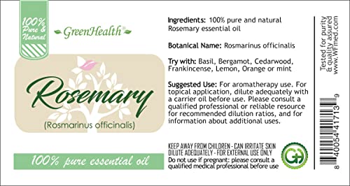 Aceite Esencial de Romero 100% Puro 30ml miniatura 3