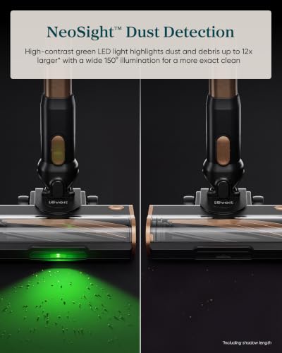 Image of Levoit VortexIQ Pro Cordless Vacuum, Powerful Suction, 60-Min, Upgrade