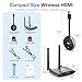TIMBOOTECH 4K Wireless HDMI Transmitter and Receiver, Plug & Play, Wireless Multiple TX, VGA & HDMI Dual Screens Casting 5.8G Video for Laptop, Cable Box, DSLR, Phone to Monitor, Projector, TV - 165FT