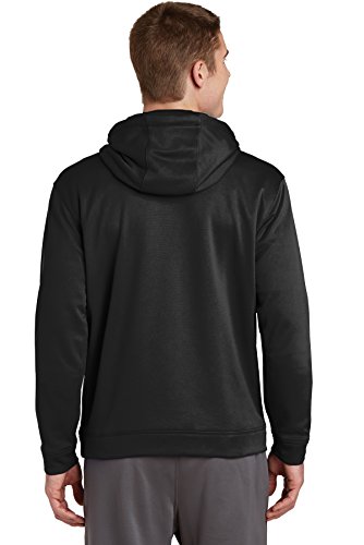 Sport-Tek Sport-Wick Fleece Hooded Pullover M Black #TOP2