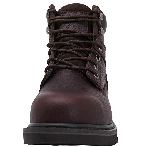 GW Men's 1606ST Brown Steel Toe Work Boots 13 M US