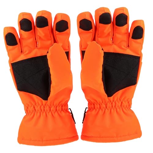 VALICLUD 1 Par Guantes Calientes para Quitar La Nieve Cálido Señoras Reflexivo Dedos Unisexo Manga Conduciendo para Trabajadores De La Construcción Guantes Deportivos Paño