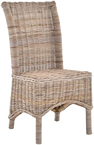 Krines Home Rattan Esszimmerstuhl hohe Rückenlehne Rattanstuhl...