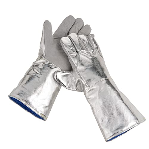 Egowz Heat-Resistant Welding Gloves 572℉, 38cm, 1 Pair