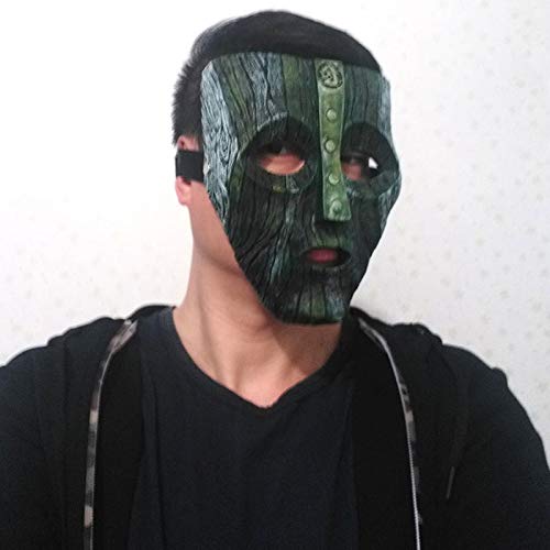 Jim Carrey The Mask Deluxe Loki Latex Mask Halloween Fancy Dress Costume Green #TOP6