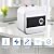 Mini Tank Water Heater Electric 4 Gallon | 1500W Instant Hot Water System, Compact Boiler With Adjustable Thermostat 30?65°C, Wall Shelf Floor Install For Home Use