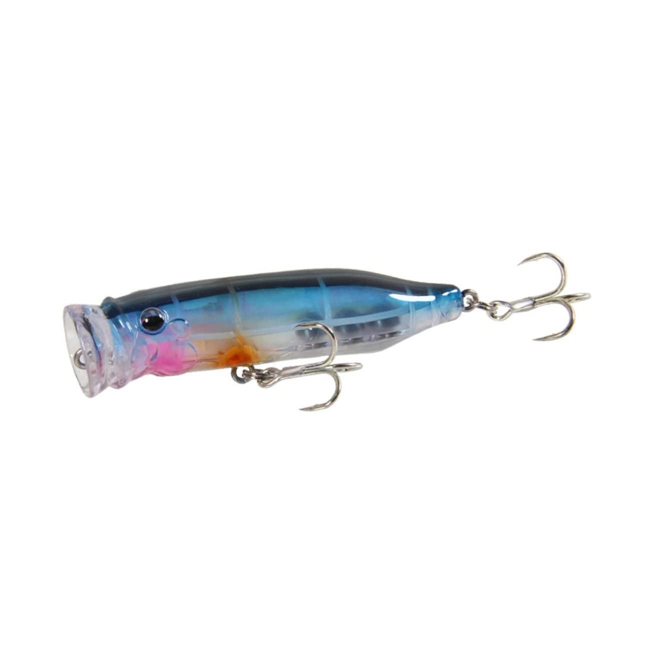 Kisangel 5 Pièces appâts pour la pêche au Poisson leurre de Surface leurres à Truite Fer leurres spinnerbait hameçon Poisson leurre appât Crochet d'appât de pêche engins de pêche Suite 7c