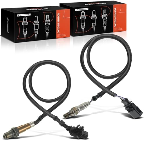 A-Premium 2-PC O2 Oxygen Sensor Upstream & Downstream Compatible with Audi A4 2009-2016, A4 Quattro 2009-2016, Q5 2011-2017, A5 2010-2014, A5 Quattro 2010-2017, A6 2012-2015, A6 Quattro, allroad, 2.0L