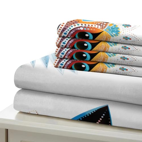 Housse de couette fox 3D microfibre de qualité supérieure lit super king
