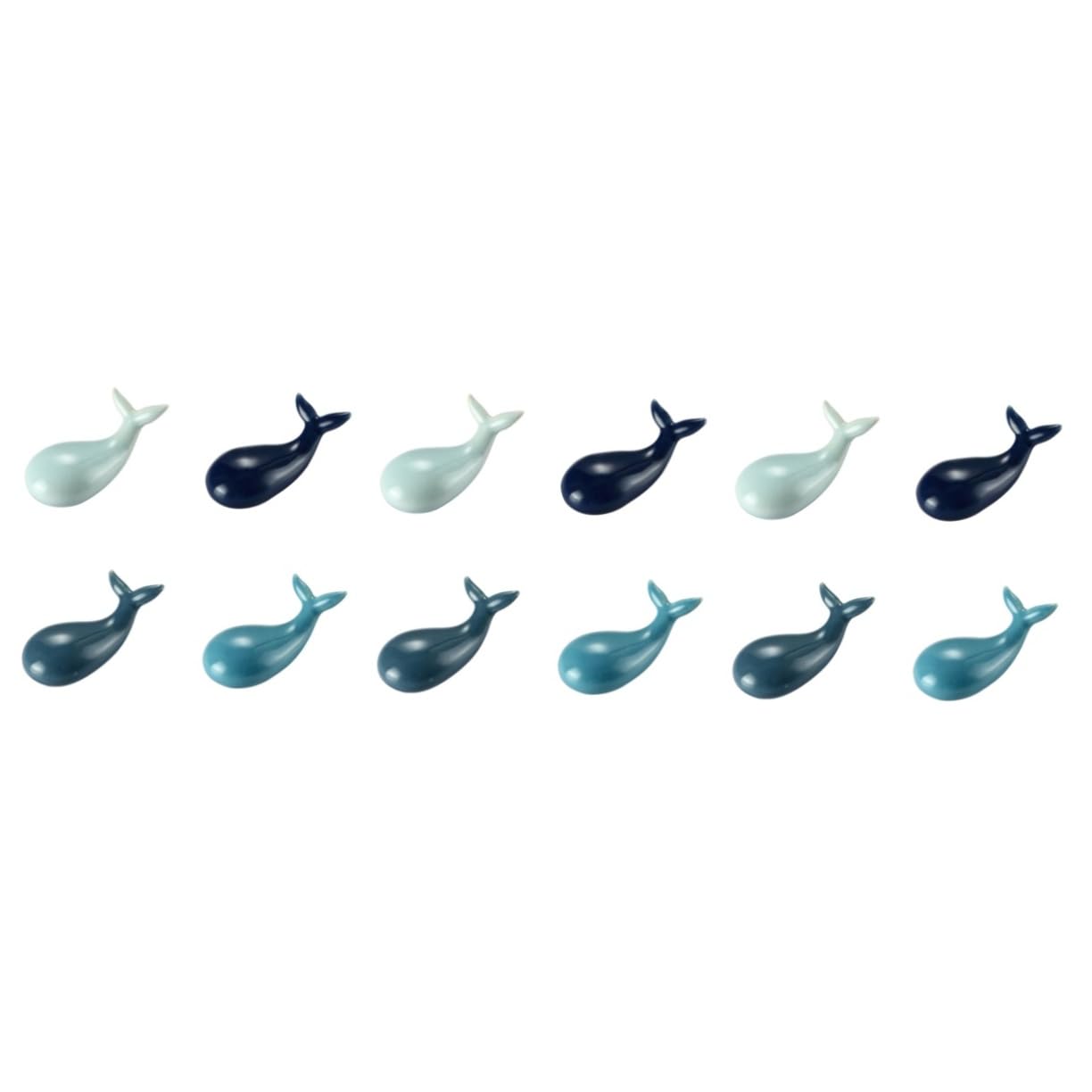Amosfun 12 Pcs Porte-Baguettes en Porcelaine Cuillère Reste Cuillère Fourchette Porte-Couverts Porte-Ustensile Baguettes Porte-Argenterie Baguettes Reste Rack Porte-Cutie Baleine