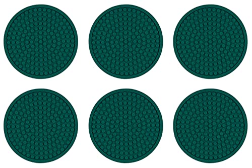 Porta Copos Liso Sem Logo Emborrachado 6 Unidades (VERDE)
