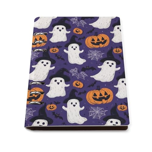 Carnet ligné A5 en cuir synthétique durable à couverture rigide haut de gamme
