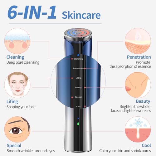 Texet S2 Skin Tightening Device 6-In-1 Microcurrent Facial Device Face Massager thumb #2