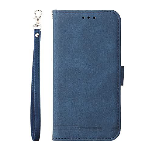 Étui Portefeuille en Cuir de Luxe pour Samsung Galaxy A51 4G Bleu Luxe Chic