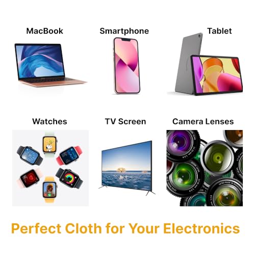 Kuzy 3P-MICROFIBER 3 Pack Premium Microfiber Cleaning Cloth For Electronics - Lint Free Glasses Cleaning Cloth thumb #7