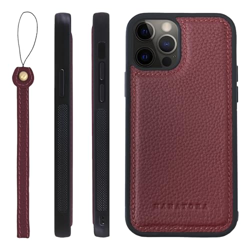 HANATORA for iPhone 12 12Pro �P�[�X �{�v �ϏՌ� �o���p�[�^ �X�}�z�P�[�X �X�}�z �X�g���b�v �t�� �V�������N���U�[ �M�t�g ���C�� SPGGZ-12Pro-Wine