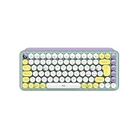 Logitech POP Keys Tastiera Meccanica Wireless con Tasti Emoji Personalizzabili, Design Compatto...