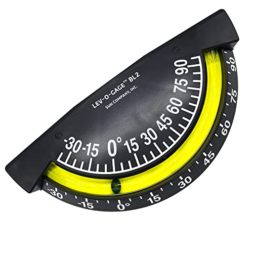 Industrial Lev-o-gage BL2 Inclinometer - Extra Large Boom Angle Indicator for Left Side of Boom