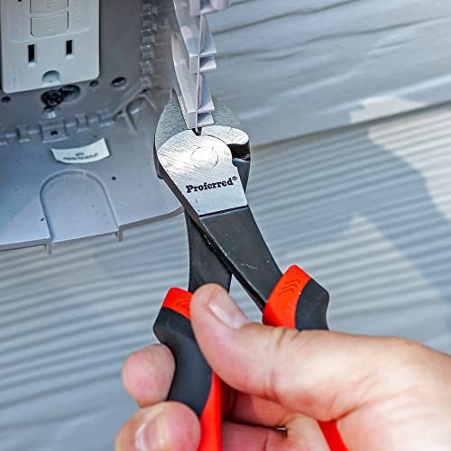 Alicates diagonales Proferred T18002 para cortar cables sin esfuerzo 6