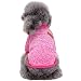 Pet Dog Classic Knitwear Sweater Warm Winter Puppy Pet Coat Soft Sweater Clothing For Small Dogs (S, Rose)