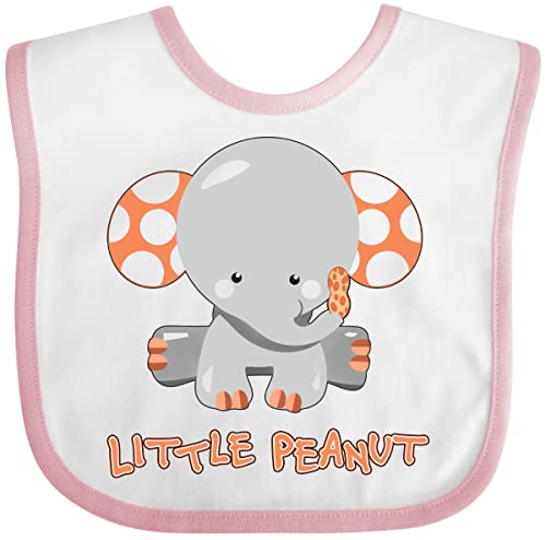 inktastic Little Peanut Cute Baby Elephant Baby Bib