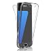 Produktbild SevenPanda Samsung S8 2017 Hülle Silikon Transparent 360 Grad [OneFlow Double Cover] Handyhülle Durchsichtig Schutzhülle für Samsung Galazy S8 Case Dünn Silikonhülle Grau Tasche - Weiß