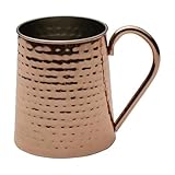 Houdini 24oz Hammered Bar Mug Copper, Copper Large Mug, Stainless Steel Beer Mug, Beer Mug