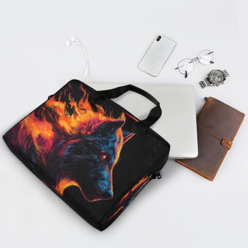 Bolsa de hombro compacta para portátil con bolsillo de accesorios 7