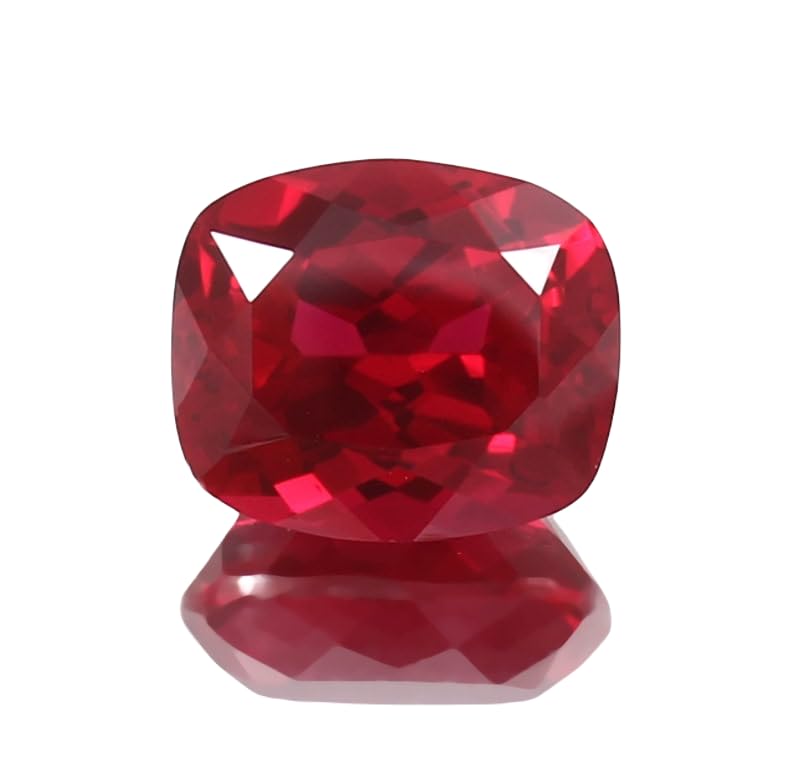 Rubis naturel 10 x 12 mm pour remplacer une pierre ou fabriquer un collier