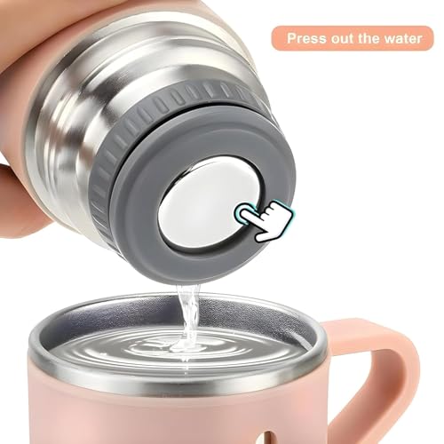 Image of Personalized Flask Set with 3 Cups | Premium Gift Set for Drinks | Stainless Steel Flask with Shot Glasses for Travel, Parties, and Gifting | Durable & Stylish (Customizable) (Pink)