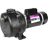 Wayne WLS200 2 HP Cast Iron High Volume Lawn Sprinkling Pump, 2-Horsepower, Green
