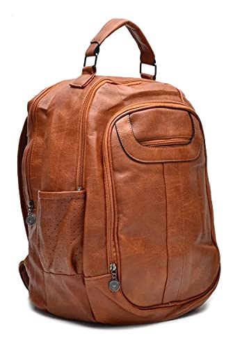 Mochila Grande Notebook Bolsa Feminina, Academia, Viagem, Passeio Excelente custo beneficio (CARAMELO)