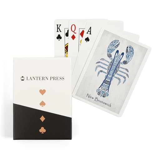 Baraja Lanterna Press New Brunswick Blue Lobster 52 cartas póker