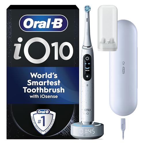 Oral-B iO10 Electric Toothbrushes For Adults, Gifts For Women / Men, 1 Handle, 1 Ultimate Clean...