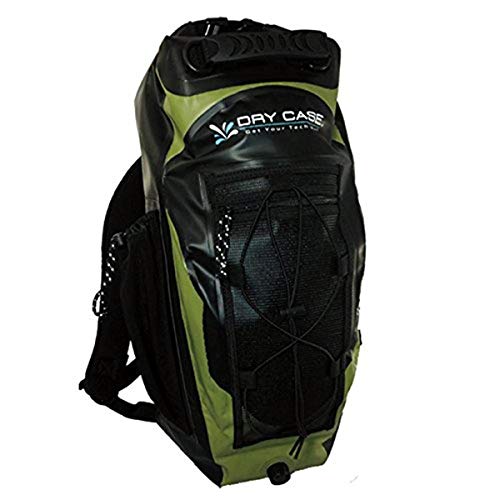 DryCase Waterproof Sport Backpack, 20 L, Green