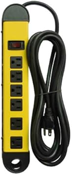 PS-678 6 Outlet Metal Power Strip